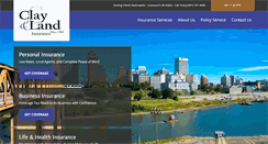 Desktop Screenshot of clayandland.com