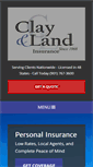 Mobile Screenshot of clayandland.com